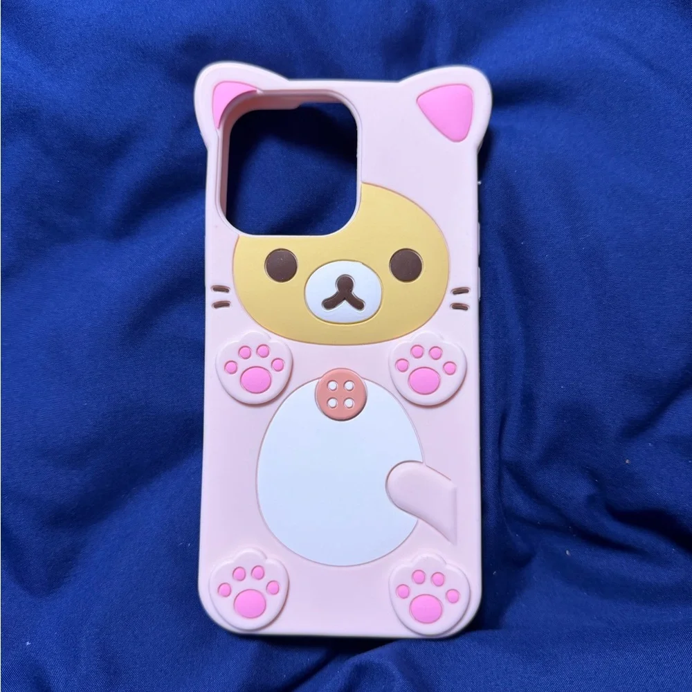 iPhone 14 Pro Max Rilakkuma Cat Costume Case